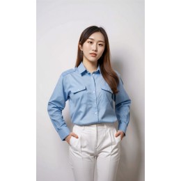 Order long-sleeved security shirts, two-pocket design, logo can be designed, shirts, guard uniforms, spring and autumn suits, long-sleeved shirts, men's and women's security uniform suits, HK STOCK  SKSU018 Order long-sleeved security shirts, two-pocket design, logo can be designed, shirts, guard uniforms, spring and autumn suits, long-sleeved shirts, men's and women's security uniform suits, HK STOCK  SKSU018